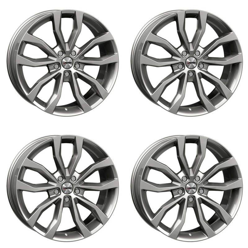 4x AUTEC Felgen Alufelgen UTECA 9.0x20 ET42 5x112 Titansilber kompatibel mit Audi Q3 von AUTEC