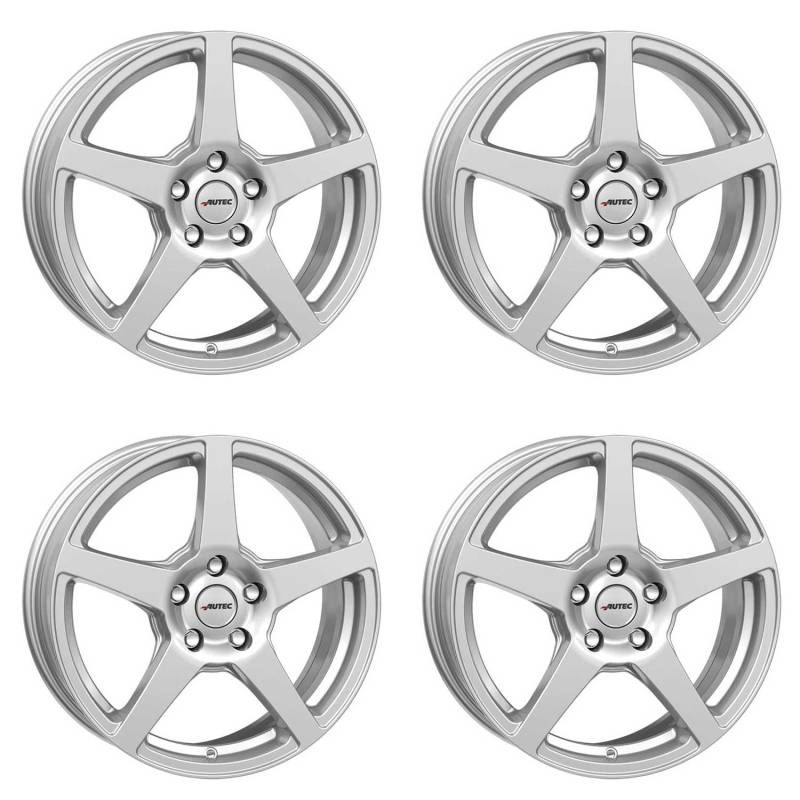 4x AUTEC Felgen Alufelgen VALEA 6.5x16 ET37 4x100 Brillantsilber kompatibel mit Lada Vesta von AUTEC