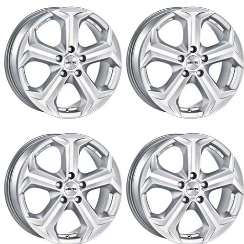 4x AUTEC Felgen Alufelgen XENOS 6.5x16 ET47 5x118 Brillantsilber kompatibel mit Opel Vivaro von AUTEC