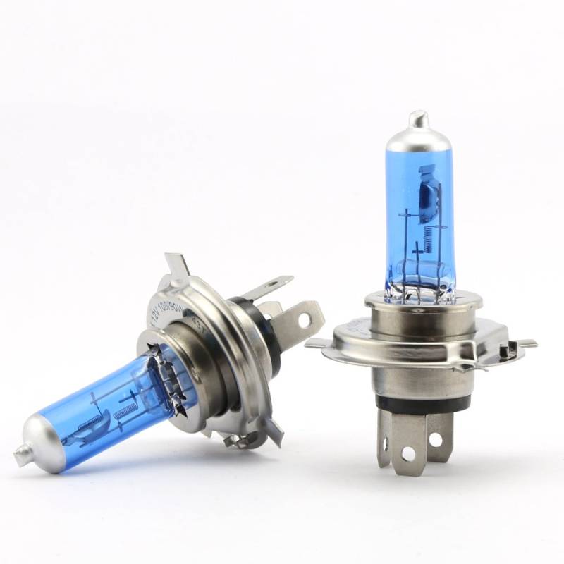 Vechkom 2 x Auto H4 100W Scheinwerfer Halogen Bulbs Weiß H4 9003 HB2 Für Nebel lampe Xenon Bulbs 12V Auto Tagfahrlicht DRL Lampen von Vechkom