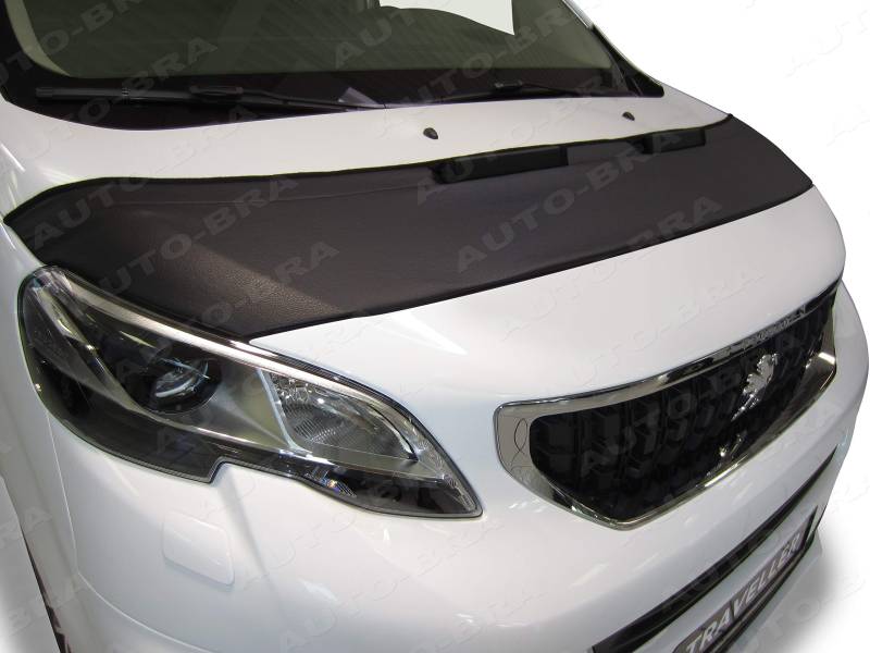 AB3-00345 Auto BRA kompatibel mit Peugeot Expert Traveller Citroen Jumpy Spacetourer Toyota ProAce ProAce Verso Bj. ab 2016, Opel Vivaro Zafira Life Bj. ab 2019 Haubenbra Steinschlagschutz von AUTO-BRA