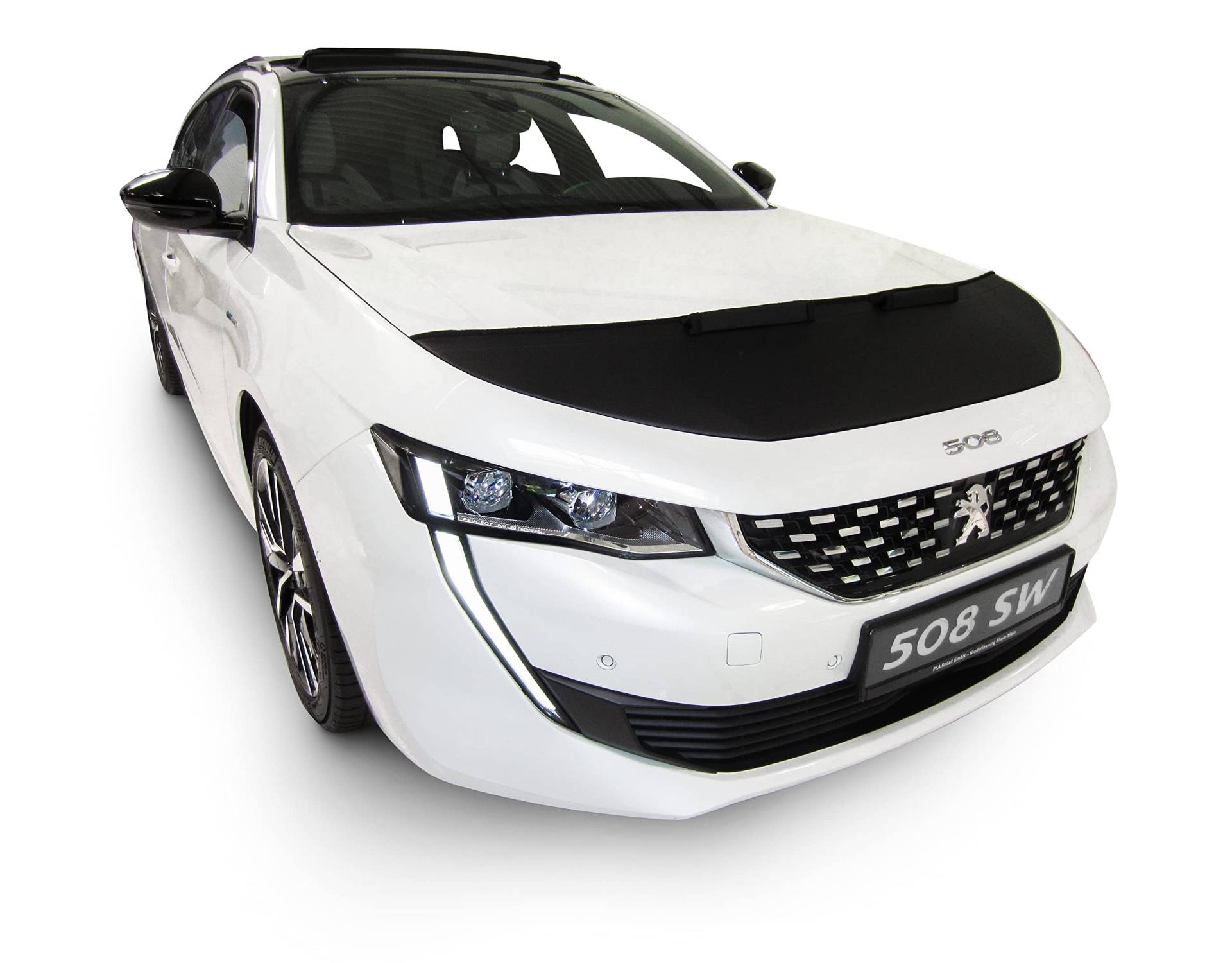 AB3-00563 Auto Bra kompatibel mit Peugeot 508 Bj. ab 2018 Haubenbra Steinschlagschutz Tuning Bonnet Bra von AUTO-BRA