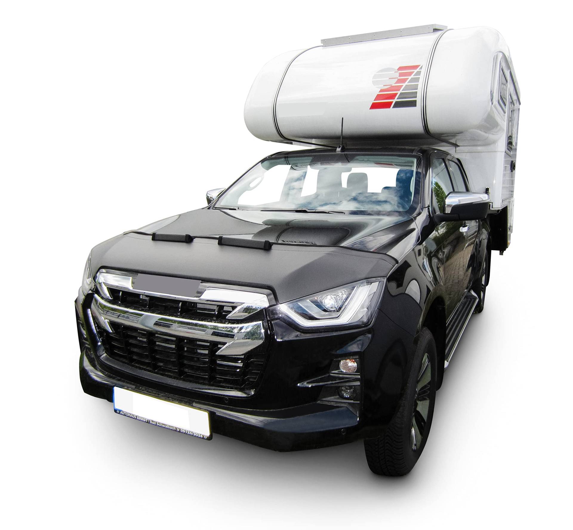 AB3-00642 AUTO-BRA kompatibel mit ISUZU Chevrolet D-Max Bj. ab 2019 Haubenbra Steinschlagschutz Tuning Bonnet Bra von AUTO-BRA