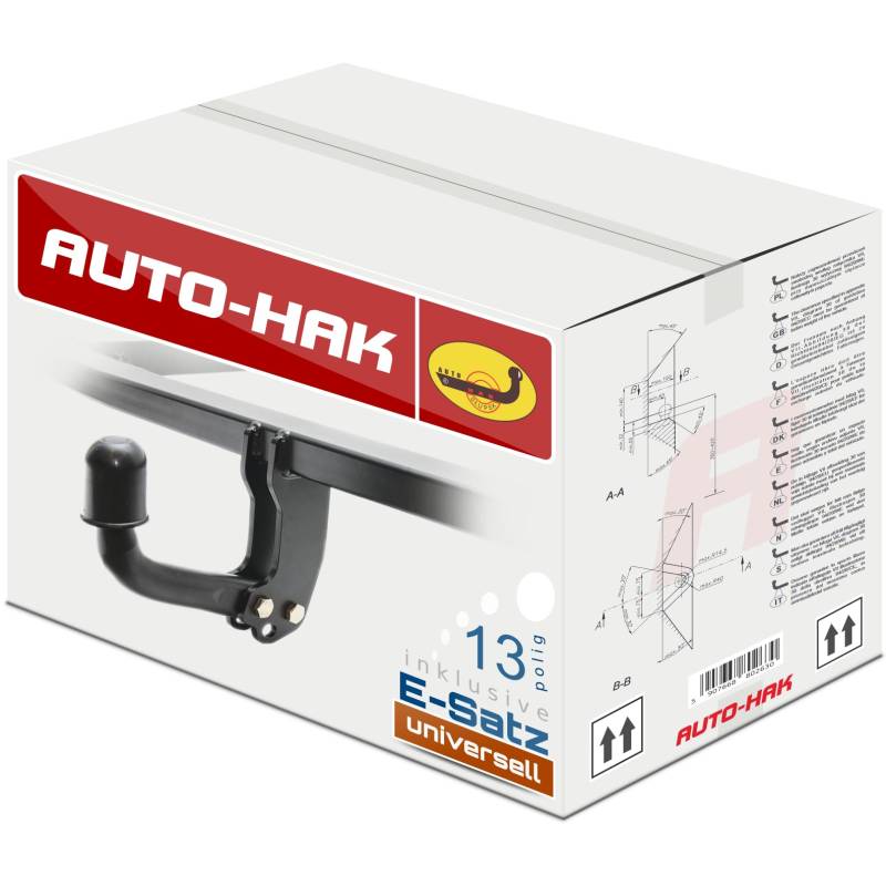 AUTO-HAK NEU Anhängerkupplung AHK starr kompatibel mit Citroen Berlingo 10.1996-12.2002 mit 7-polig Universal-Elektrosatz/E-Satz von Auto-Hak