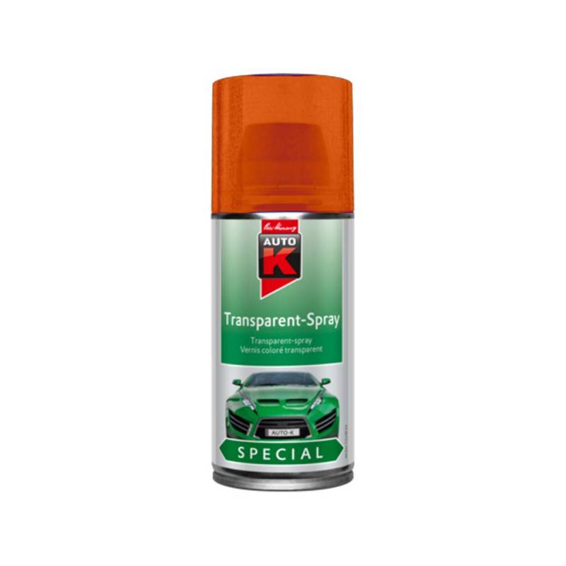 Kwasny Auto-K Transparent-Spray Lack Spray Lackspray Spraylack Glas Metall Keramik orange 150 ml von Auto K