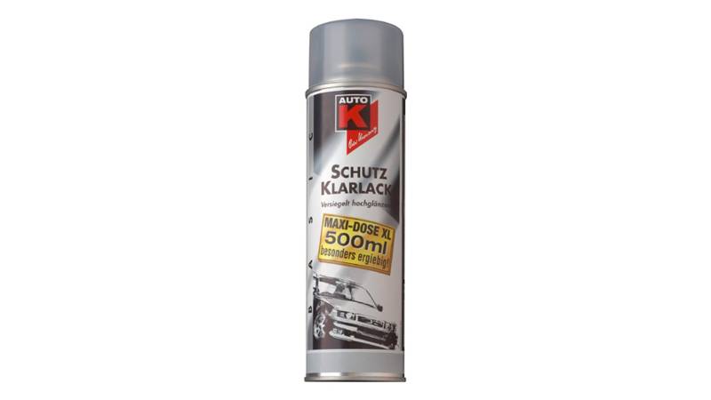 Kwasny Auto-K Schutz-Klarlack Klarlack Speziallack Lack Spray Lackspray Spraylack transparent glänzend 500 ml von AUTO-K