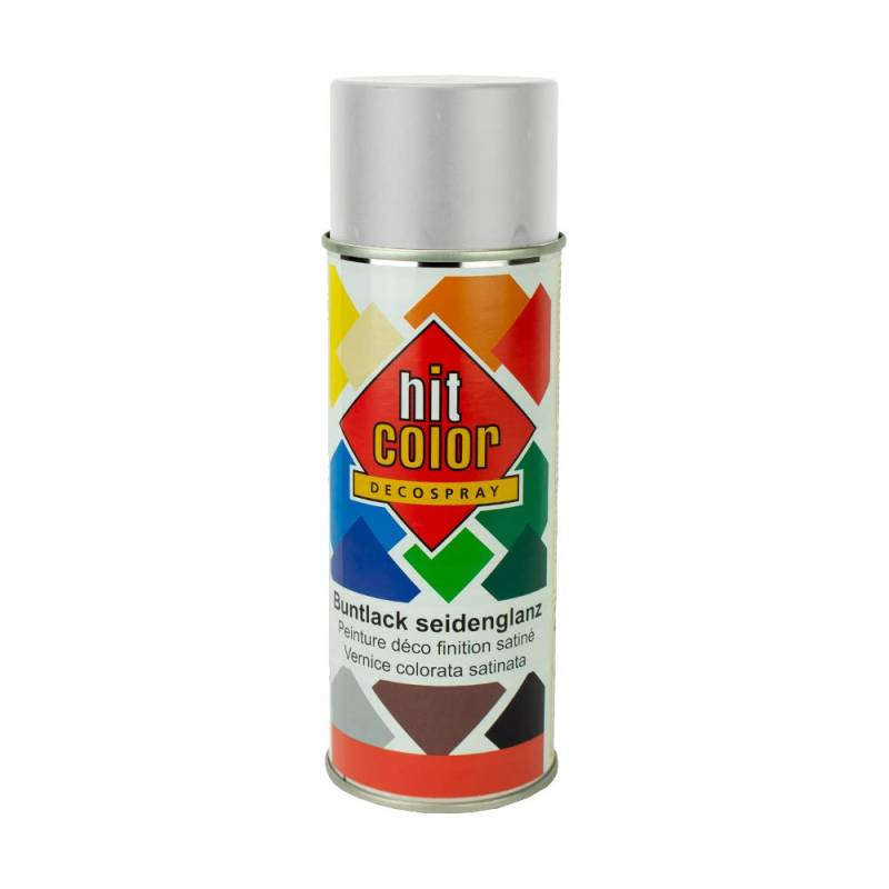 Kwasny Hit Color Lackspray Lack Spray Spraylack Weissaluminium Hochglanz Ral 9006 400 ml von AUTO-K