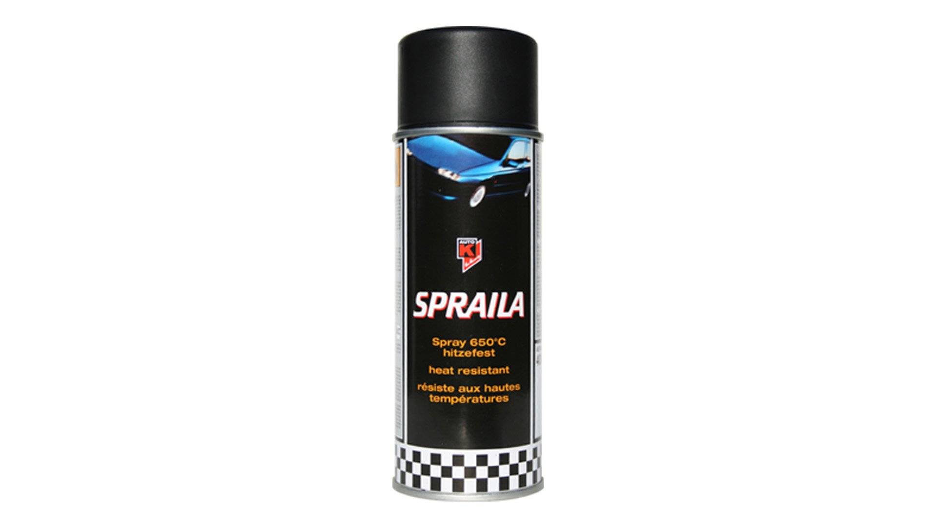 Lackspray Hitzefest Schwarz 400Ml Hitzelack Thermolack Auspufflack 650°C von Auto K