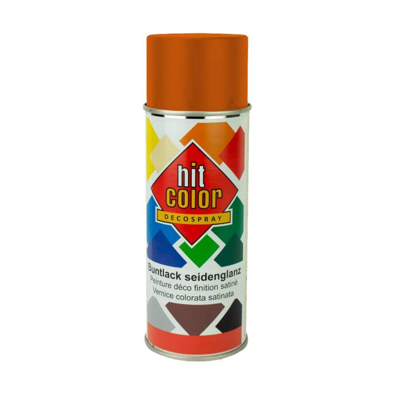 Kwasny Hit Color Lackspray Lack Spray Spraylack Reinorange Hochglanz Ral 2004 400 ml von Auto K