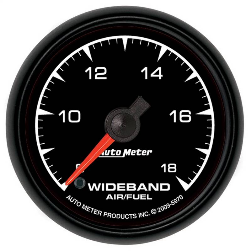 Auto Meter 5970 ES 6,4 cm Breitband-Luft/Kraftstoff-Verhältnis, Analog-Messgerät von AUTO METER