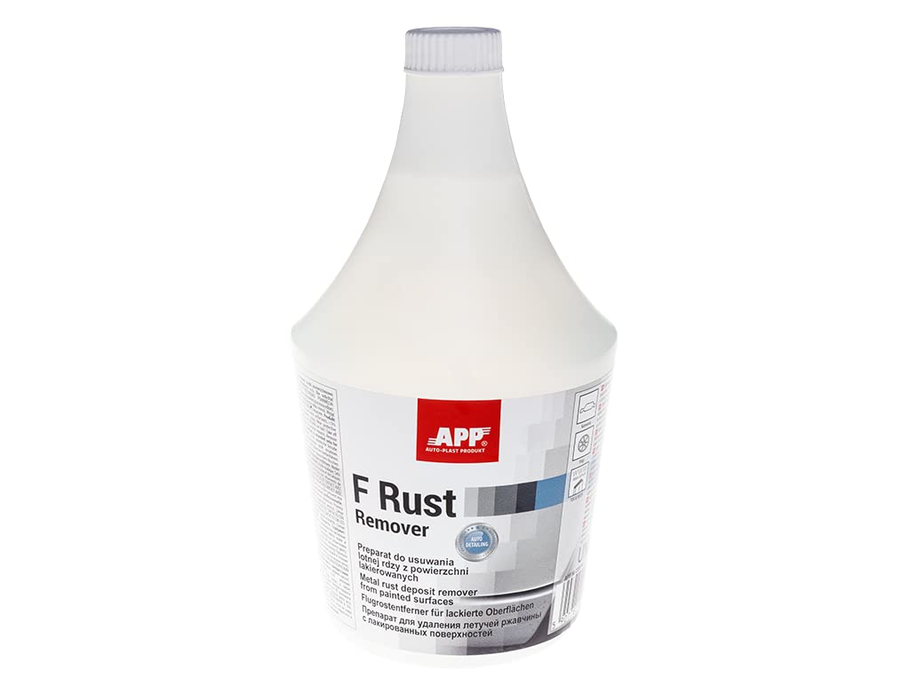 AUTO-PLAST PRODUKT APP F Rust Remover | Flugrostentferner | Präparat zur Entfernung von flüchtigem Rost von lackierten Oberflächen | 1 L von AUTO-PLAST PRODUKT