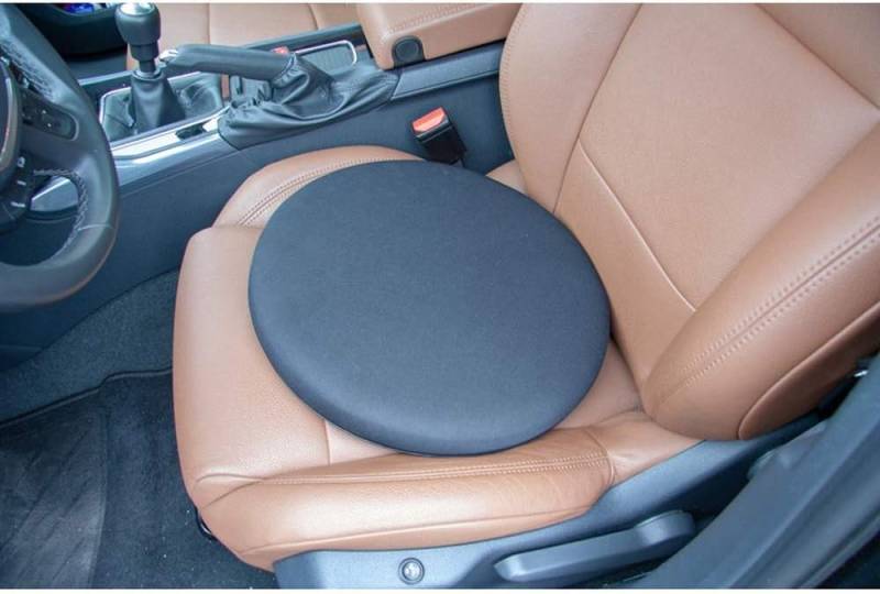 AUTO-STYLE Comfortline Auto-Sitzkissen Drehbar - Schwarz - Durchmesser 39cm von AUTO-STYLE