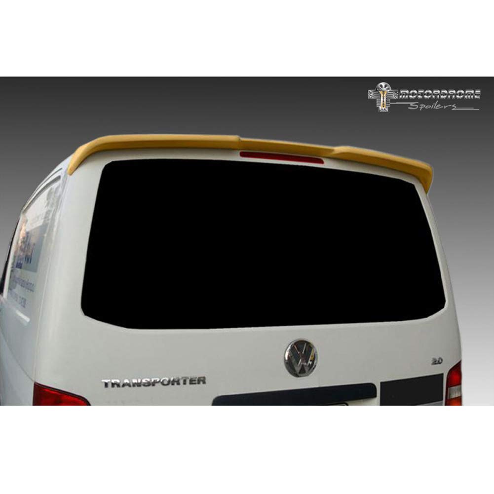 Motordrome A/423 Dachspoiler kompatibel mit Volkswagen Transporter T5 2003-2015 (Modelle mit Heckklappe) (PU) von AUTO-STYLE