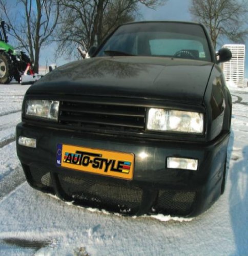 AUTO-STYLE Grill ohne Markenemblem kompatibel mit Volkswagen Corrado von AUTO-STYLE