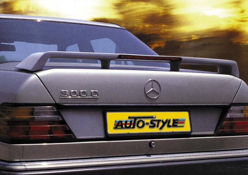 AUTO-STYLE Heckspoiler kompatibel mit Mercedes W124 '16V' (Modelle mit Biegung in der Heckklappe) von AUTO-STYLE