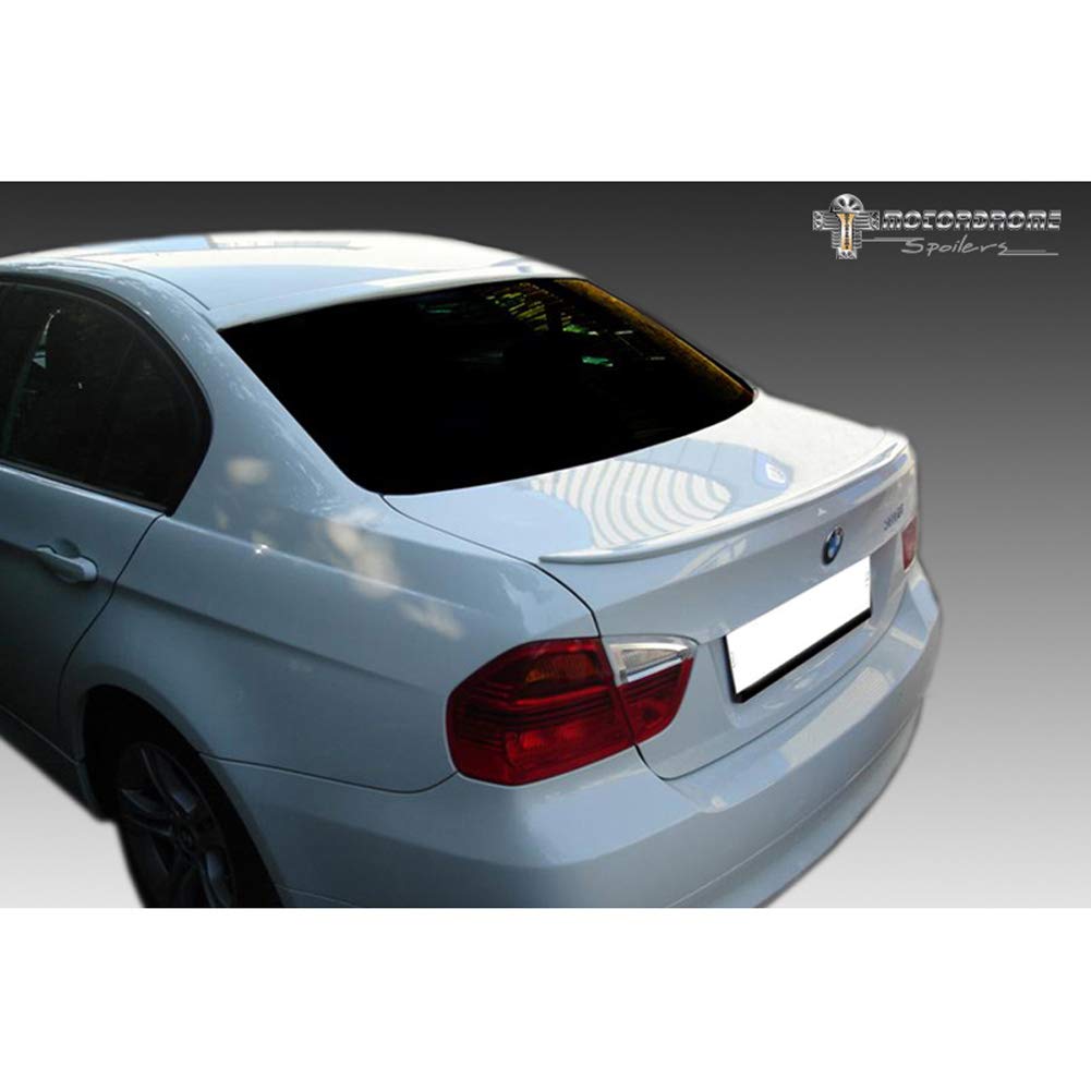 AUTO-STYLE Heckspoilerlippe kompatibel mit BMW 3er E90 Limousine 2005-2012 (PU) von Motordrome