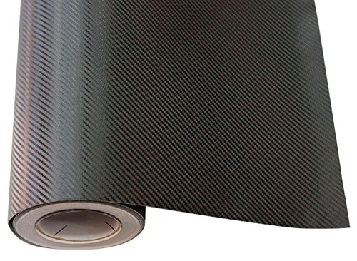 AUTO-STYLE Rolle 3D Karbon Folien 152x3000cm Schwarz, selbstklebend von AUTO-STYLE