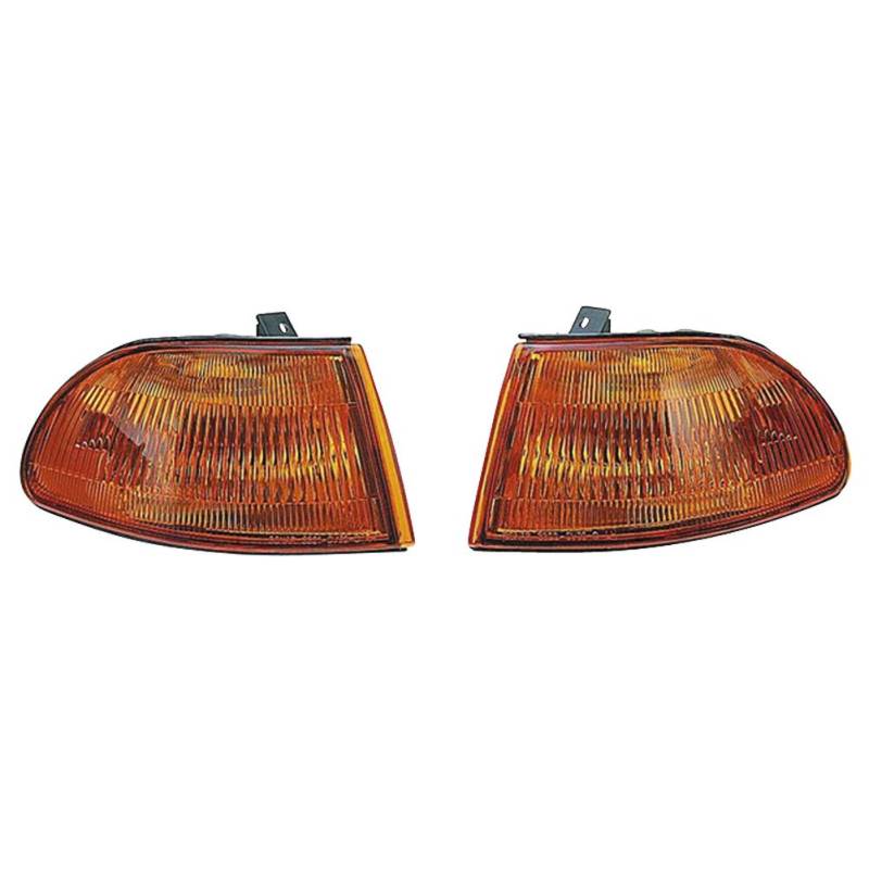 AUTO-STYLE Satz Frontblinker kompatibel mit Honda Civic 2/3-türig 1992-1995 - Orange von AUTO-STYLE