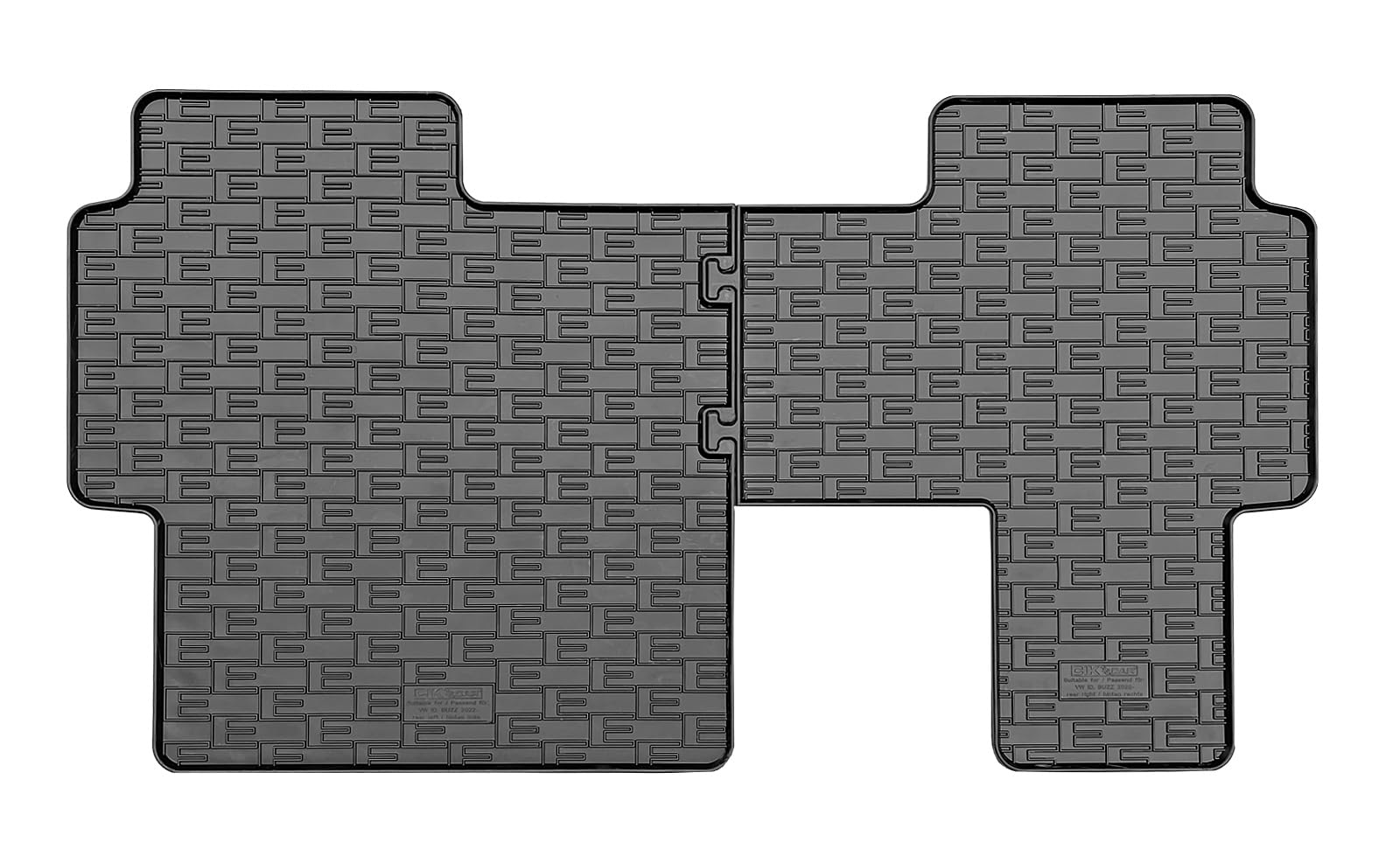 AUTO-STYLE Satz Gummimatten kompatibel mit Volkswagen ID.Buzz Bus 2022- (2te Sitzreihe) (2-teilig) von AUTO-STYLE