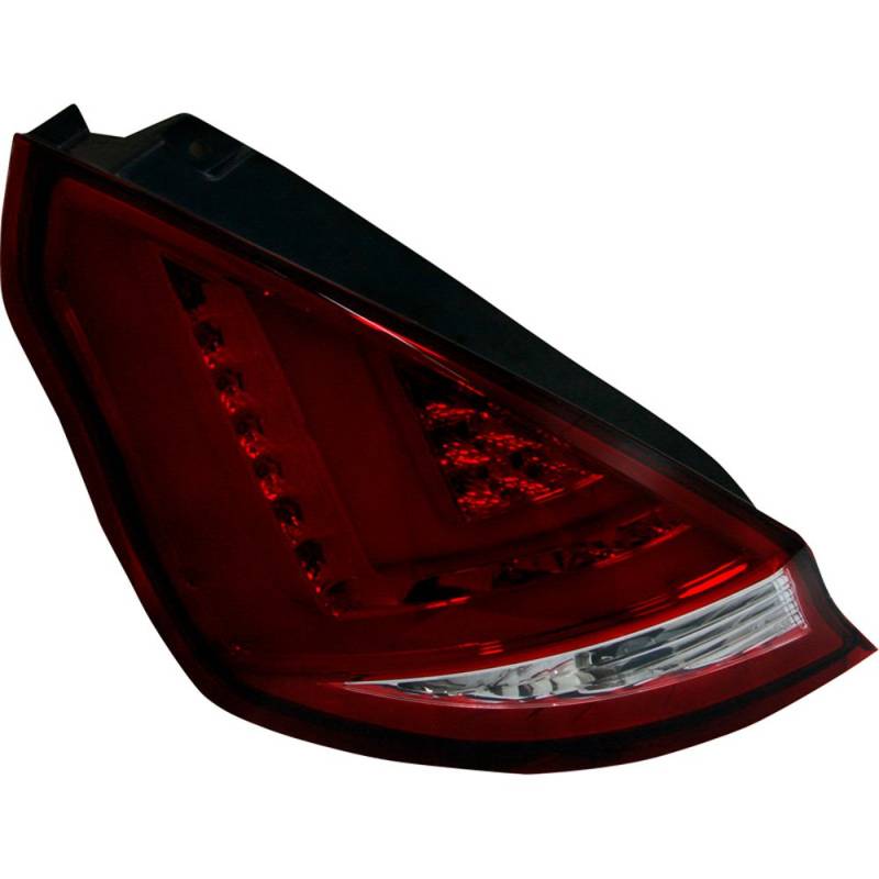 AUTO-STYLE Satz LED Heckleuchten kompatibel mit Ford Fiësta VII 3/5-türig 2008-2012 - Rot/Klar von AUTO-STYLE