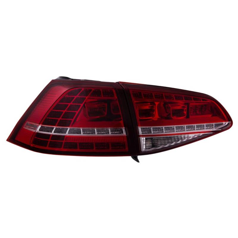 AUTO-STYLE Satz LED Heckleuchten kompatibel mit Volkswagen Golf VII 3/5-türig 2012-2017 - Rot/Smoke - inkl. Widerstand von AUTO-STYLE