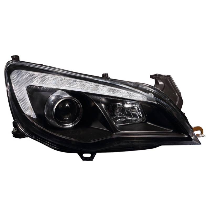 AUTO-STYLE Satz Scheinwerfer inkl. TFL kompatibel mit Opel Astra J 5-türig 2009-2015 - Schwarz - inkl. Stellmotor von AUTO-STYLE