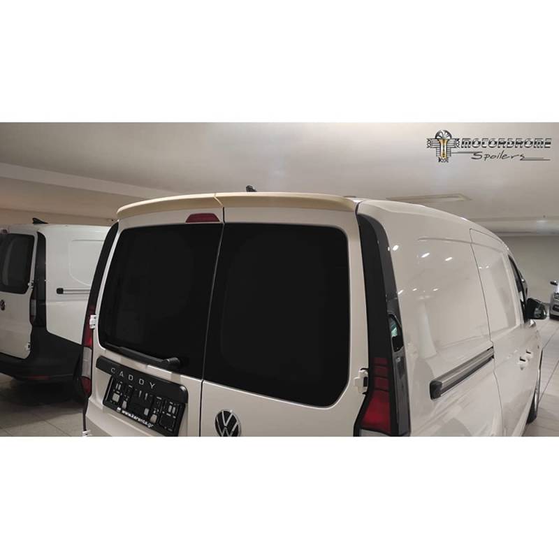 Motordrome A/466 Dachspoiler kompatibel mit Volkswagen Caddy V Box/MPV 2020- (mit 2 Hecktüre) (PU) von AUTO-STYLE