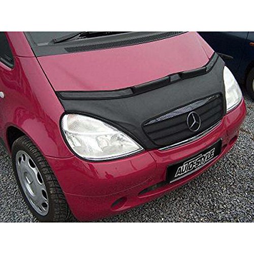 Motorhauben Steinschlagschutz kompatibel mit Mercedes A-Klasse W168 1998-2000 Schwarz von AUTO-STYLE