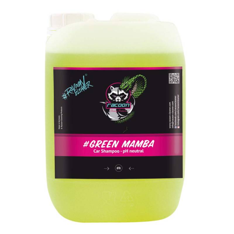 Racoon GREEN MAMBA Car Shampoo / pH neutral - 5000ml von AUTO-STYLE