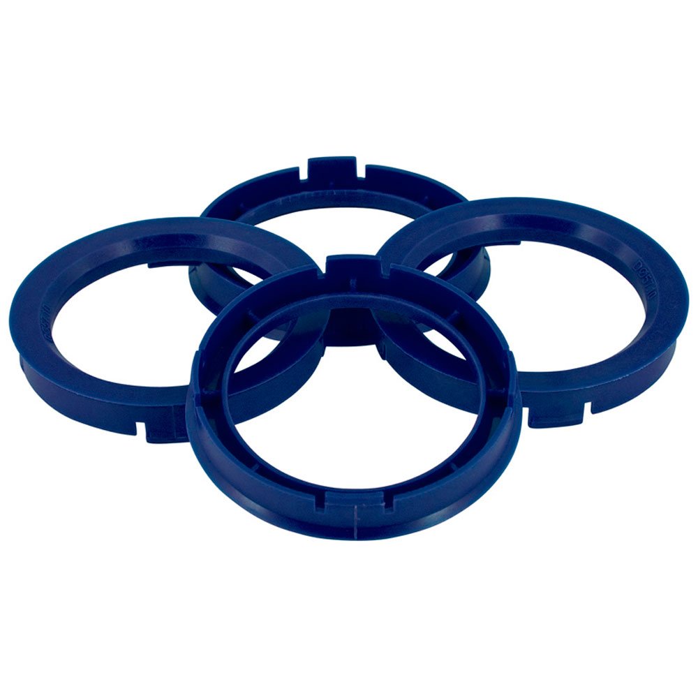 TPI BX6915660-4 Nabe, zentrischer Ring, Set, 69,1°->°56,6°mm, Reflex, Blau von TPI