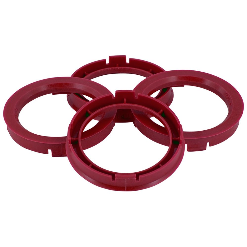 TPI BX7045610-4 Rad-Zentrierring-Set, 70,4 -> 56,1 mm, Rot von AUTO-STYLE