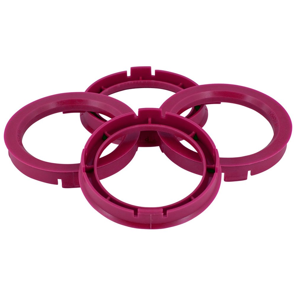 TPI BX7606610-4 Rad-Zentrierring-Set, 76,0 -> 66,1 mm, Lila von TPI