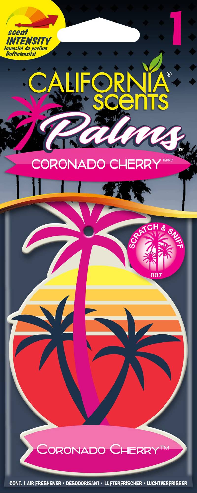 California Scents Palms Lufterfrischer Coronado Cherry, 1 Stück von California Scents