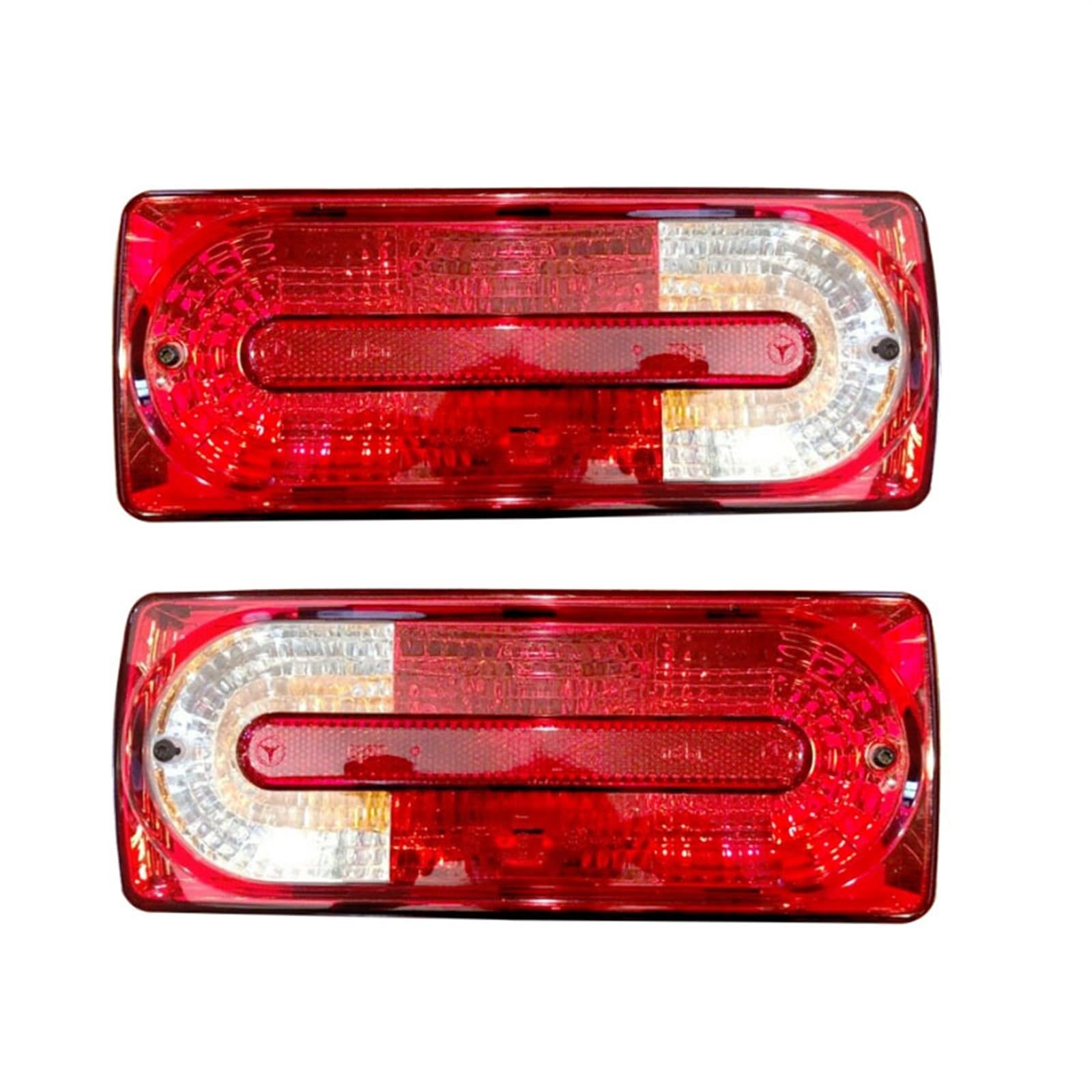 Auto-Rücklicht, für Benz G-Klasse W463 G500 G550 G55 G63 Auto-Hinterradbremslicht Heckstoßstangenlicht Blinker Rücklichter Rücklicht (Farbe: 1 Paar) von AUTOLWZKTS