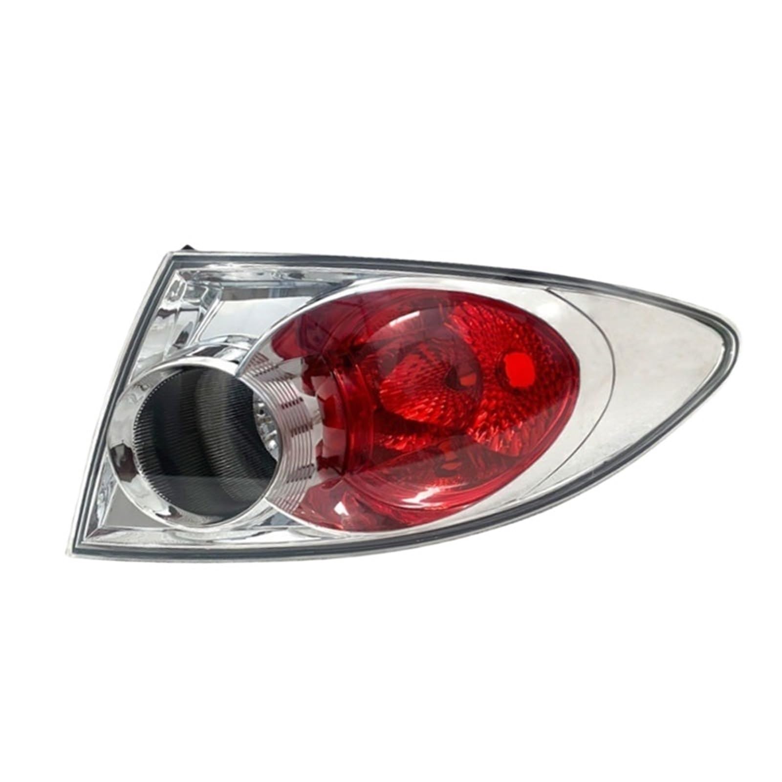 Auto-Rücklicht, für Mazda 6 M6 Limousine 2003-2015 Auto-Rücklicht-Blinker-Warnbremse Rückleuchtengehäuse ohne Glühbirne (Farbe: Weiß-Außen links) von AUTOLWZKTS