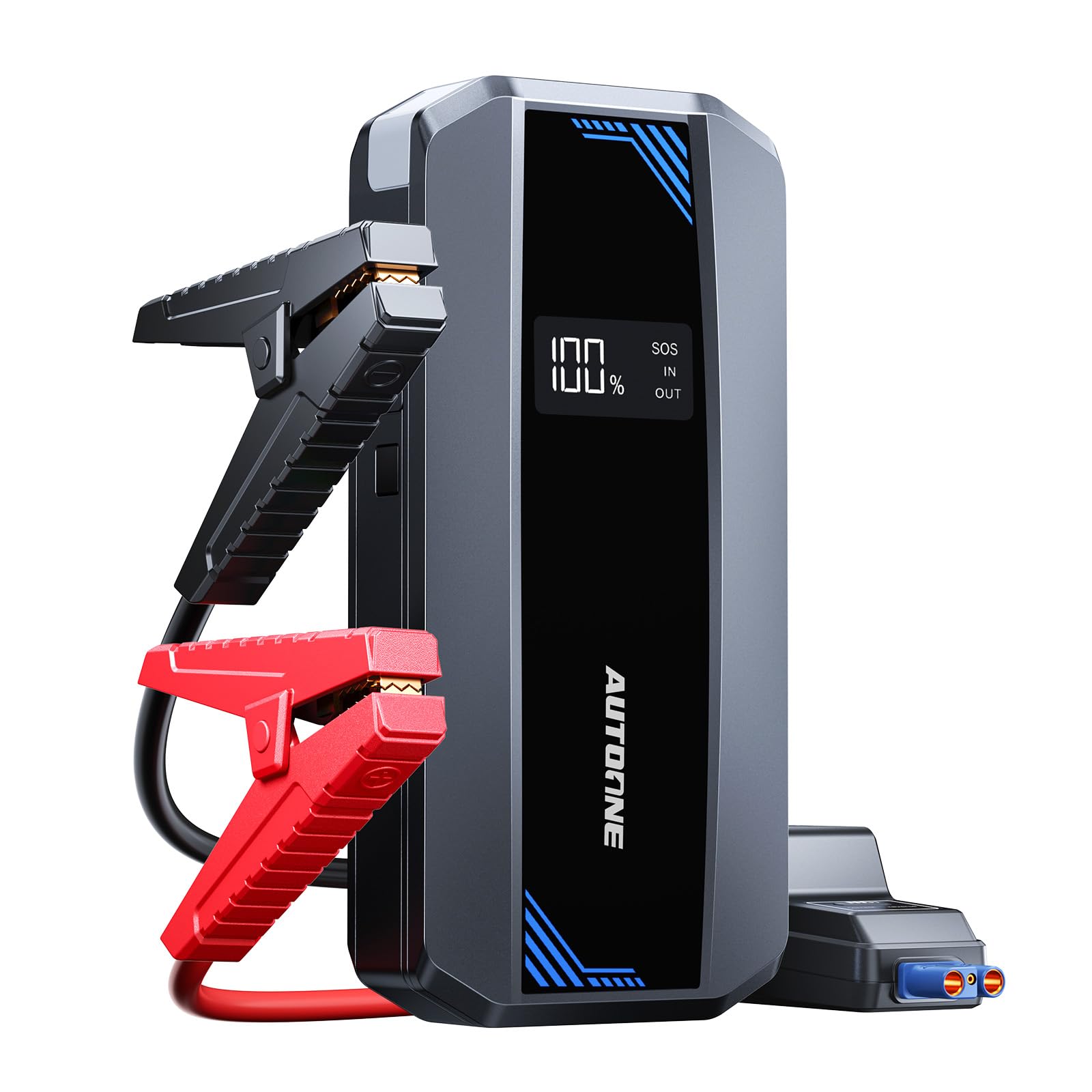 AUTOONE - 5000A Batterieladegerät, Tragbare Batterie für alle Gase 10L, 12V Jumpbox mit intelligentem Überbrückungskabel für Autobatterie, UltraSafe Lithium Starthilfe, AUTOONE - 5000A Batterieladegerät, Tragbare Batterie für alle Gase 10L, 12V Jumpbox mit intelligentem Überbrückungskabel für Autobatterie, UltraSafe Lithium Starthilfe, von AUTOONE
