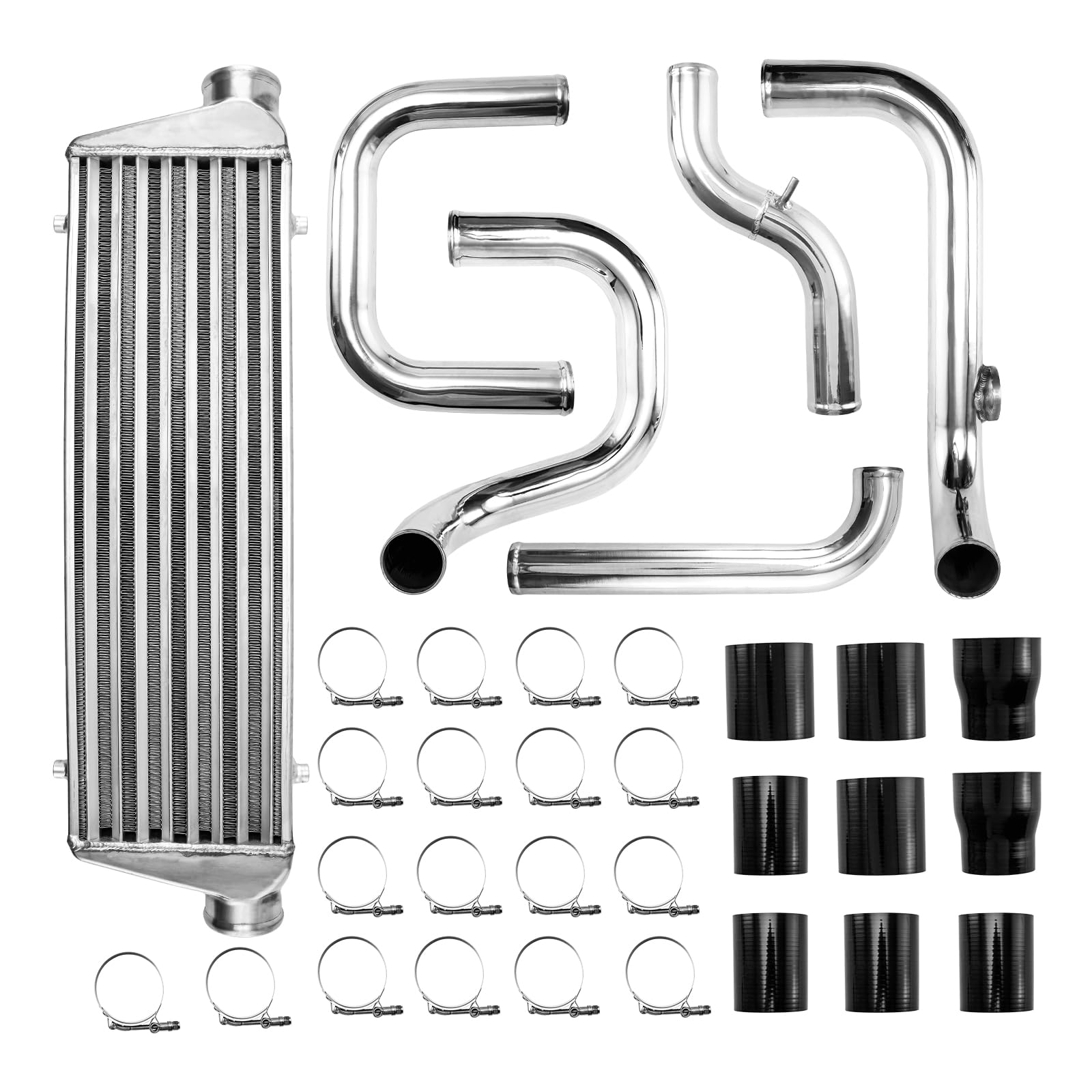 AUTOSITY 74,9 x 33 x 31 cm Turbo-Ladeluftkühler-Set mit Ladeluftkühler, Aluminium, für Integra 1994–2001, Civic 1992–2000 von AUTOSITY