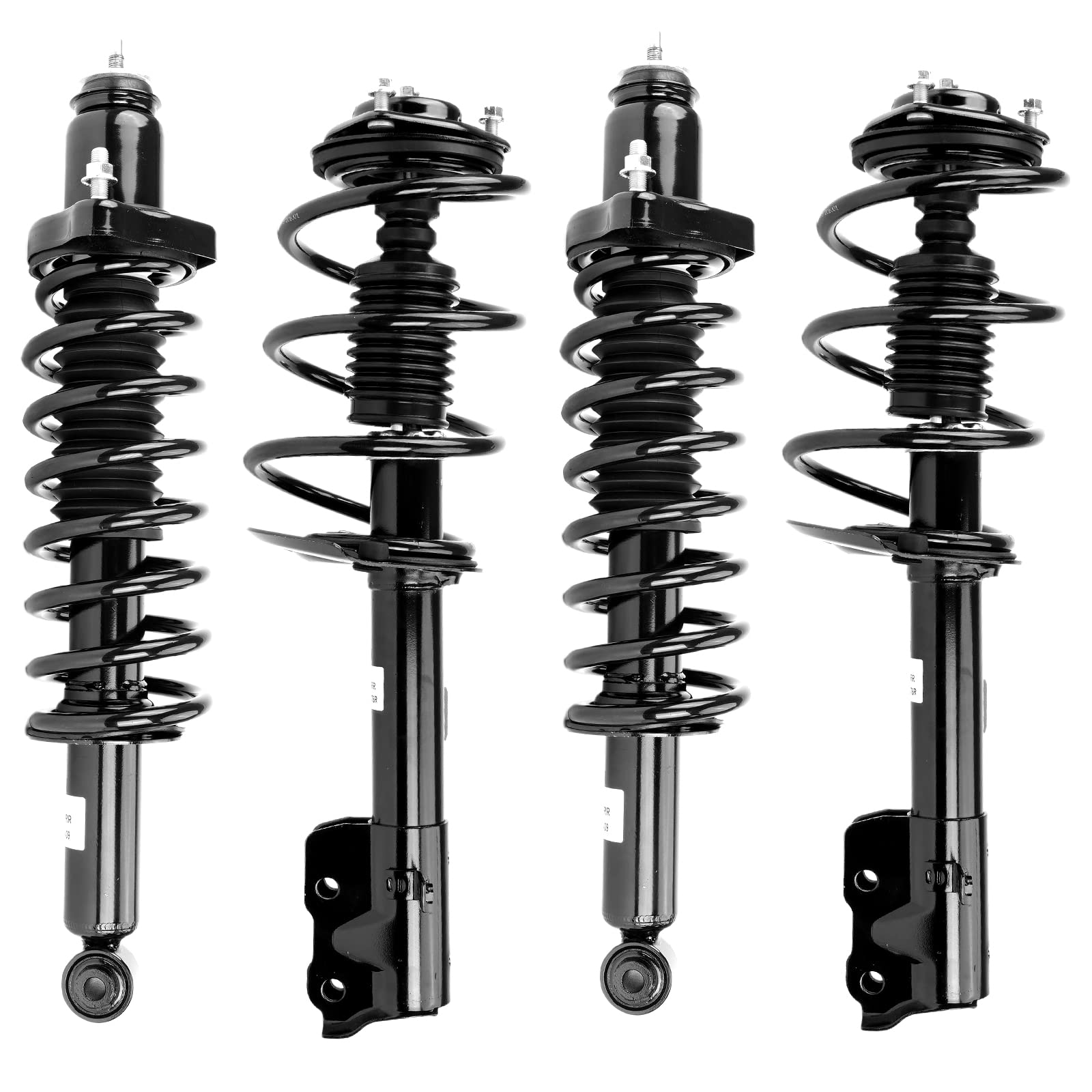 AUTOSITY Streben und Stoßdämpfer Komplette Montage Ersatz für Kaliber 2007-2012, Streben mit Schraubenfeder Stoßdämpfer 172401 * 2 172367 172368 vorne und hinten 4 Stück von AUTOSITY