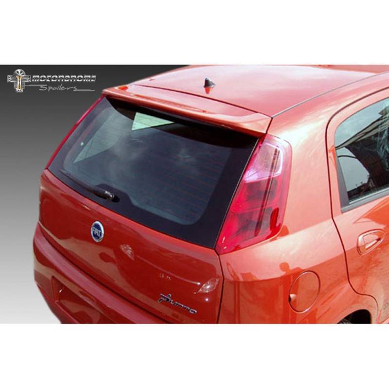 Motordrome Dachspoiler A/298 für Fiat Grande Punto 11/2005- aus hochwertigem PU-Rim, unlackiert, TÜV-geprüft von AUTO-STYLE