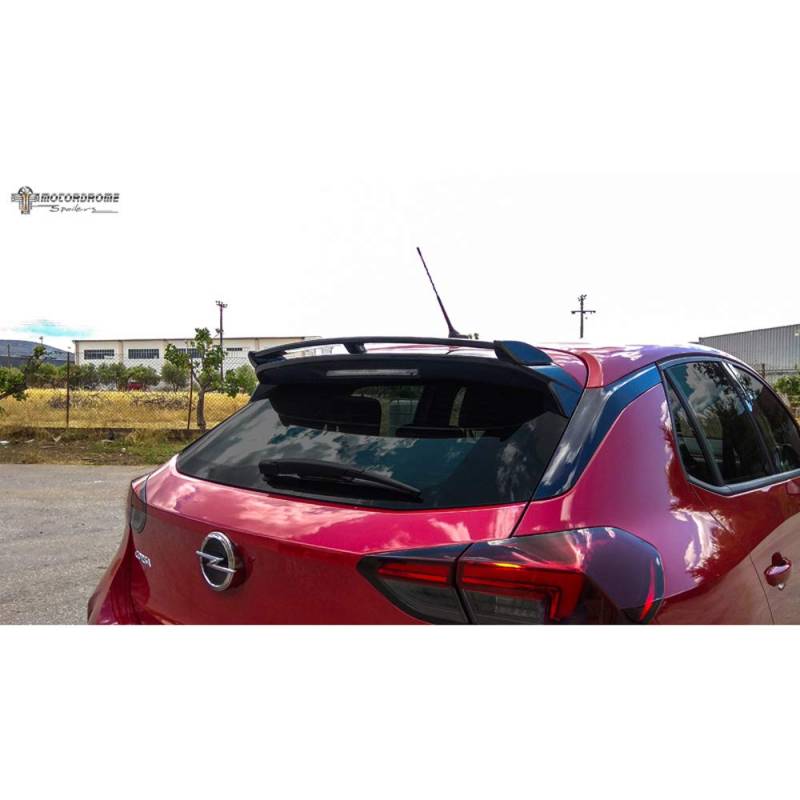 Motordrome A/456 Dachspoiler kompatibel mit Opel Corsa F 2019- (PU) von Motordrome