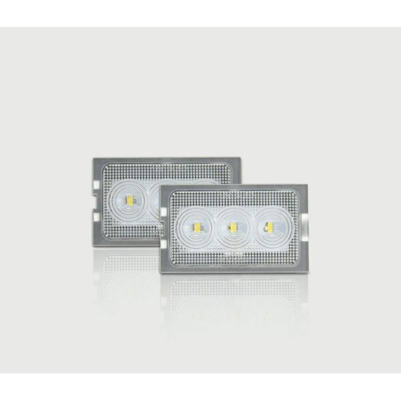 AUTO-STYLE Satz LED Nummerschildbeleuchtung kompatibel mit Land Rover Discovery 3+4/Freelander 2 & Range Rover Sport von AUTO-STYLE