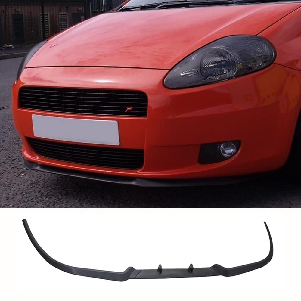 Für FIAT Punto Grande Cupra Frontstoßstange Spoiler Lip Body Kit Schwarz (3 Stück) von AUTOVISION