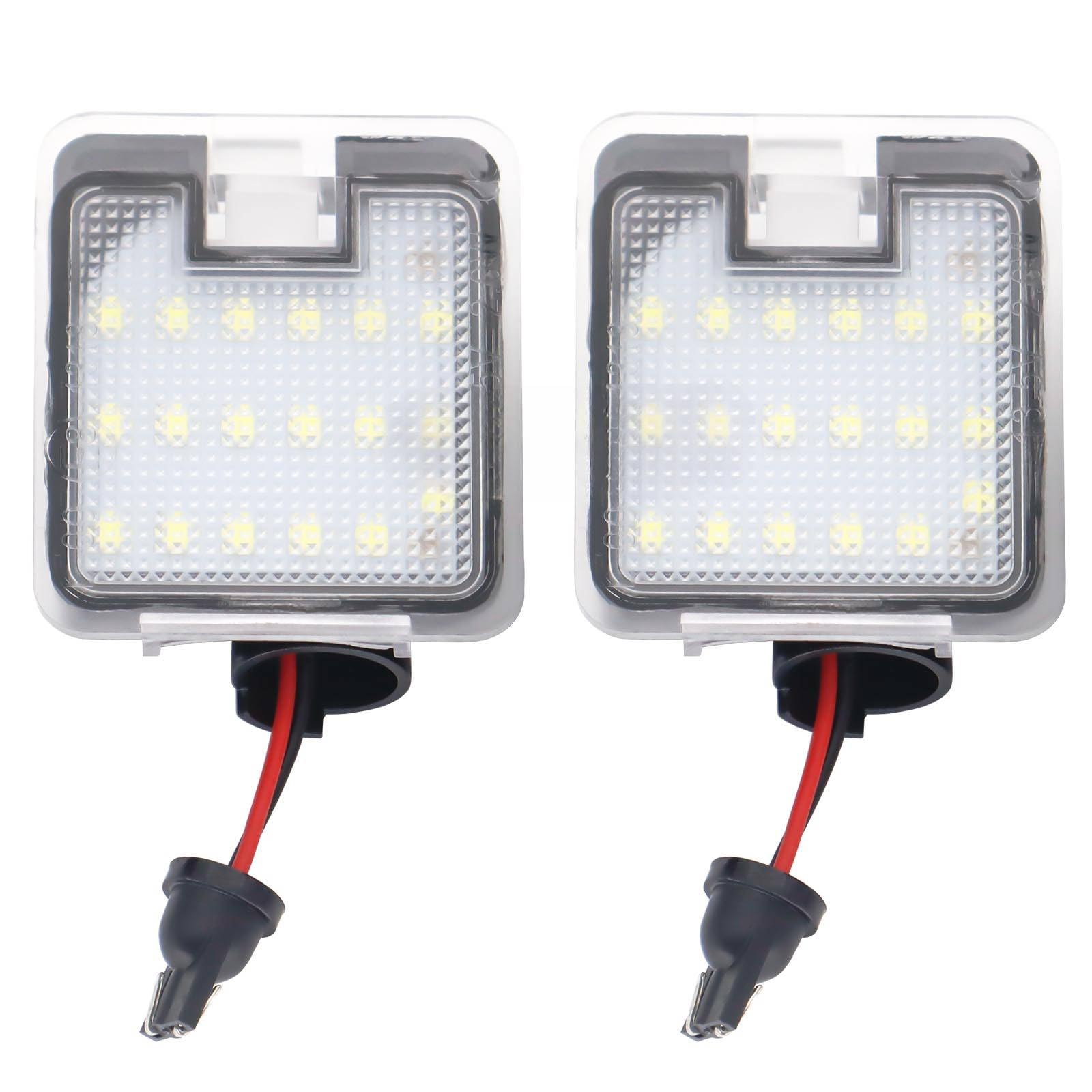 AUTOXBERT 2x LED Umfeldbeleuchtung Spiegel für Ford Mondeo MK4 2007-2014 Focus III 2010 C-Max 2003-2010 Kuga 2008-2012 Escape 2015-2016, Seitenspiegel Pfützenleuchten Umgebungslicht von AUTOXBERT