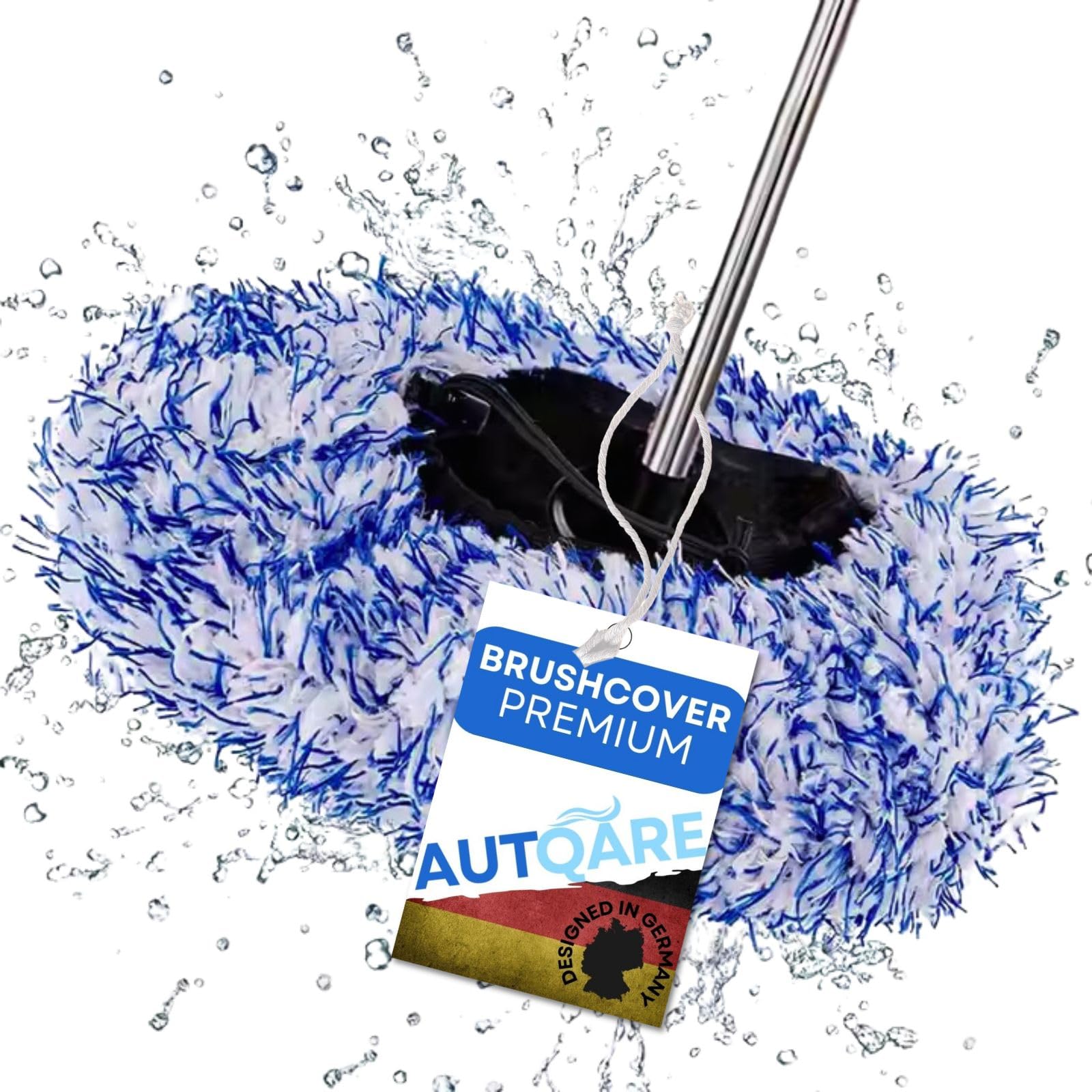 AUTQARE | Bürstenüberzug - Extra weich & saugfähig - Schonender Schutz für Waschbürsten, vermeidet Kratzer bei der Autowäsche - Universell für alle Waschanlagen-Bürsten (SB Box), langlebig & robust von AUTQARE