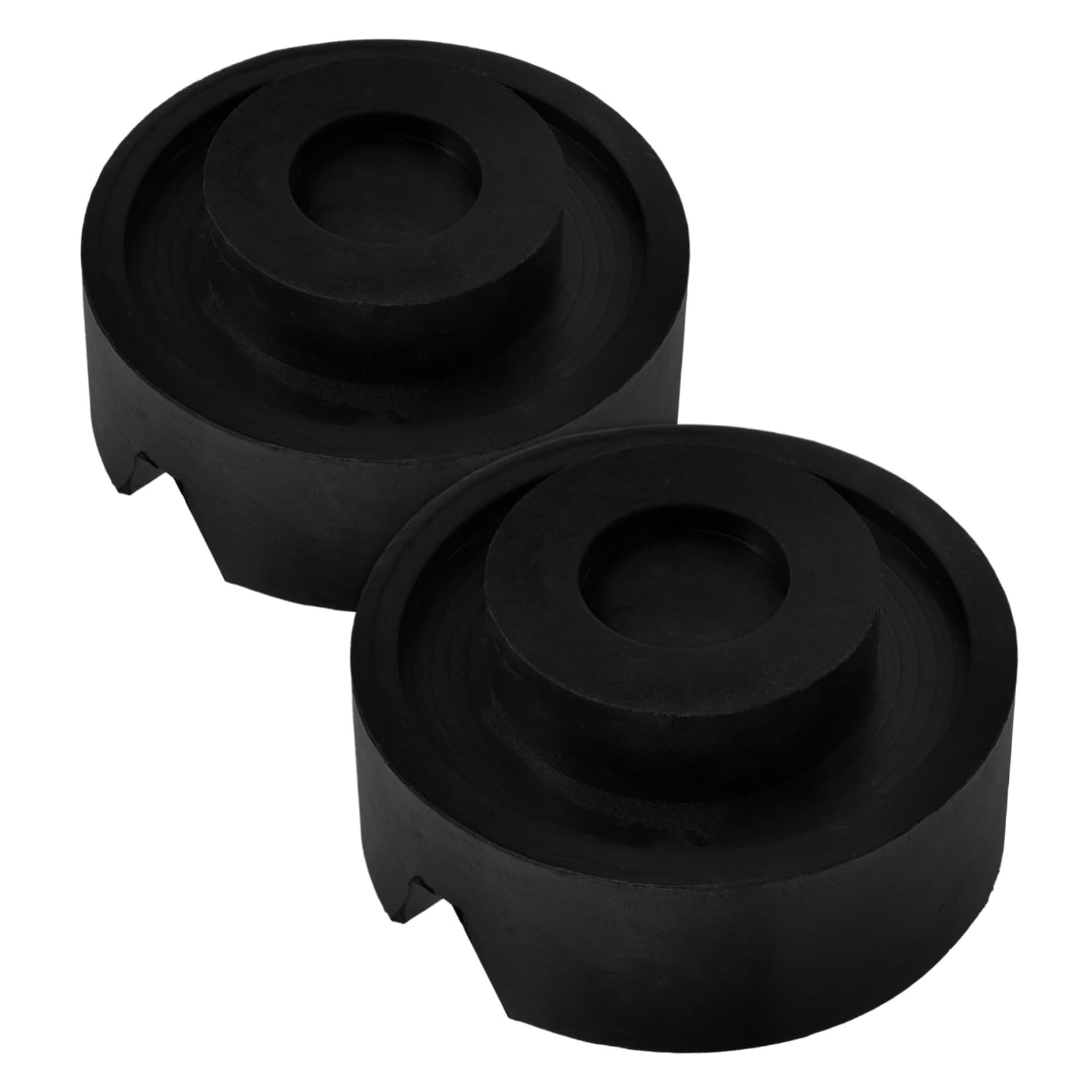 AUTSUPPL 2st Wagenheberauflage Jack-pad Bodenklinkenadapter Jack-Lift-pad Unterlage Für Wagenheber Hebekissen-adapterwerkzeug Stützpolster Für Den Wagenheber Auflage Heben Gummi Black von AUTSUPPL