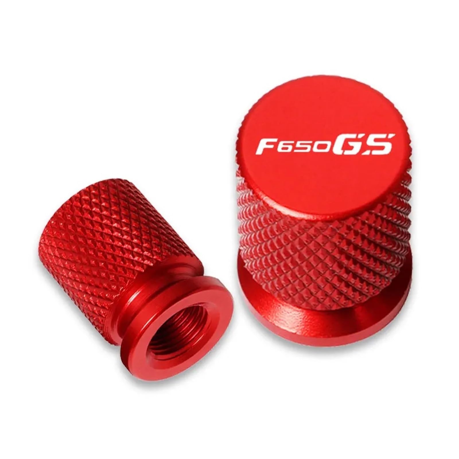 Motorrad-Ventilkernkappe Für F650GS/Dakar F 650 F650 GS 2000-2013 Motorrad CNC Rad Reifenteile Ventilschaftkappen Abdeckung(Red) von AUytcin