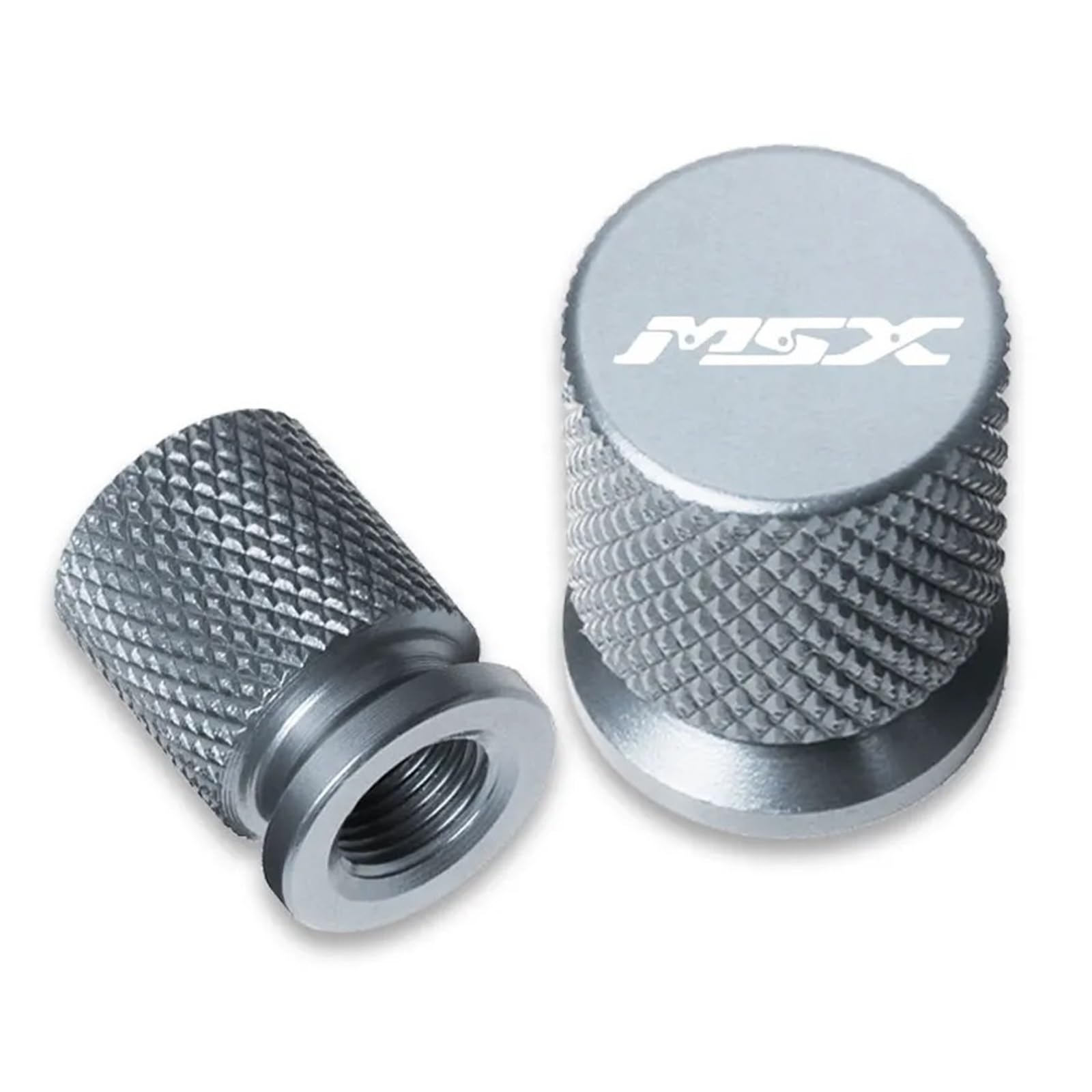 Motorrad-Ventilkernkappe Für Hon@&da MSX125 Grom MSX 125 2013-2020 2019 2018 Motorrad CNC-Zubehör Radreifen Ventilkappen Luftdichte Abdeckung(Titanium) von AUytcin