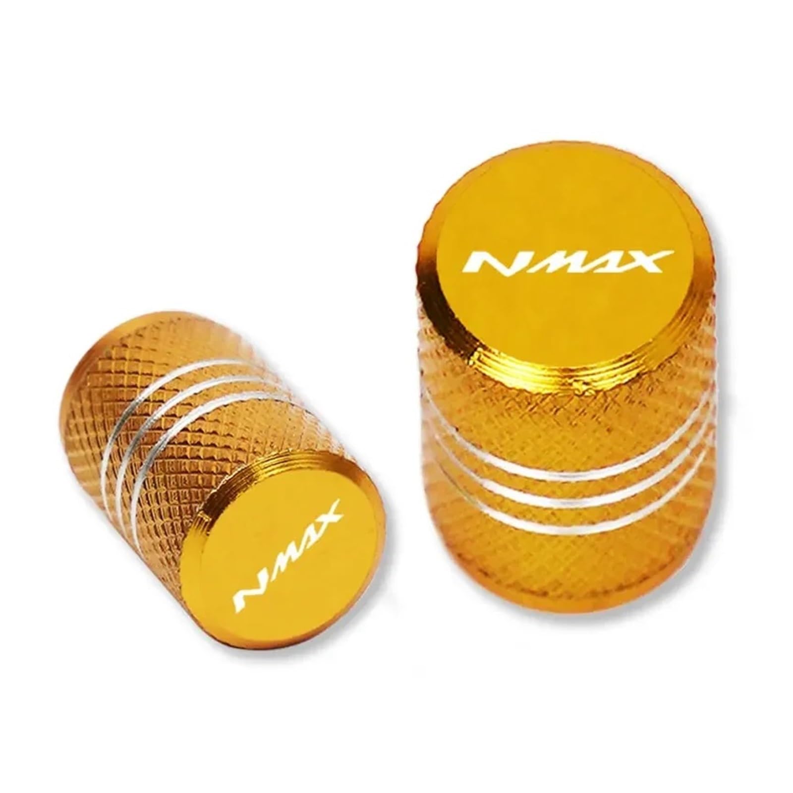 Motorrad-Ventilkernkappe Für NMAX N-MAX 155 NMAX125 Xmax 300 400 125 150 XMAX300 Motorradzubehör Radreifenventilkappen CNC-luftdichte Abdeckungen(Yellow) von AUytcin