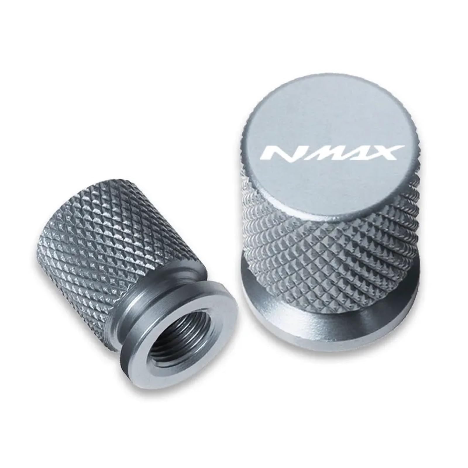 Motorrad-Ventilkernkappe Für Nmax N-max 125 155 160 2017 2018 2019 2020 2021021 CNC-Aluminium-Reifenventil-Luftanschluss-Abdeckkappe Motorradzubehör(Titanium) von AUytcin