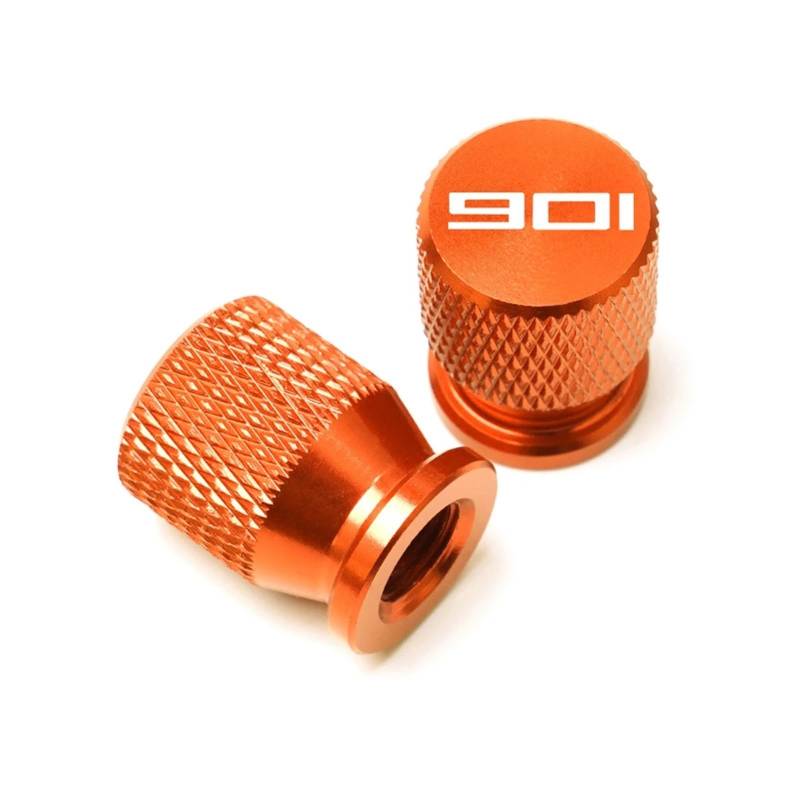 Motorrad-Ventilkernkappe Für Norden901 Norden 901 2023 Motorrad CNC Aluminium Ventilkappe Luftdüsenabdeckung Für Reifen(Orange) von AUytcin